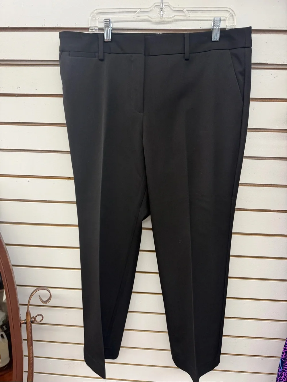 Talbots Petite Black Barely Boot Dress Pants Women’s Size 14P Career